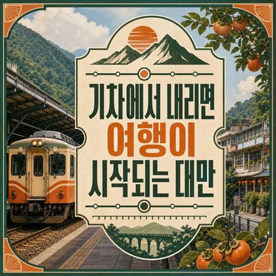 기차에서 내리면 여행이 시작되는 대만