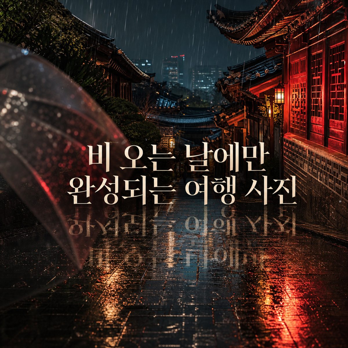 비 오는 날에만 완성되는 여행 사진