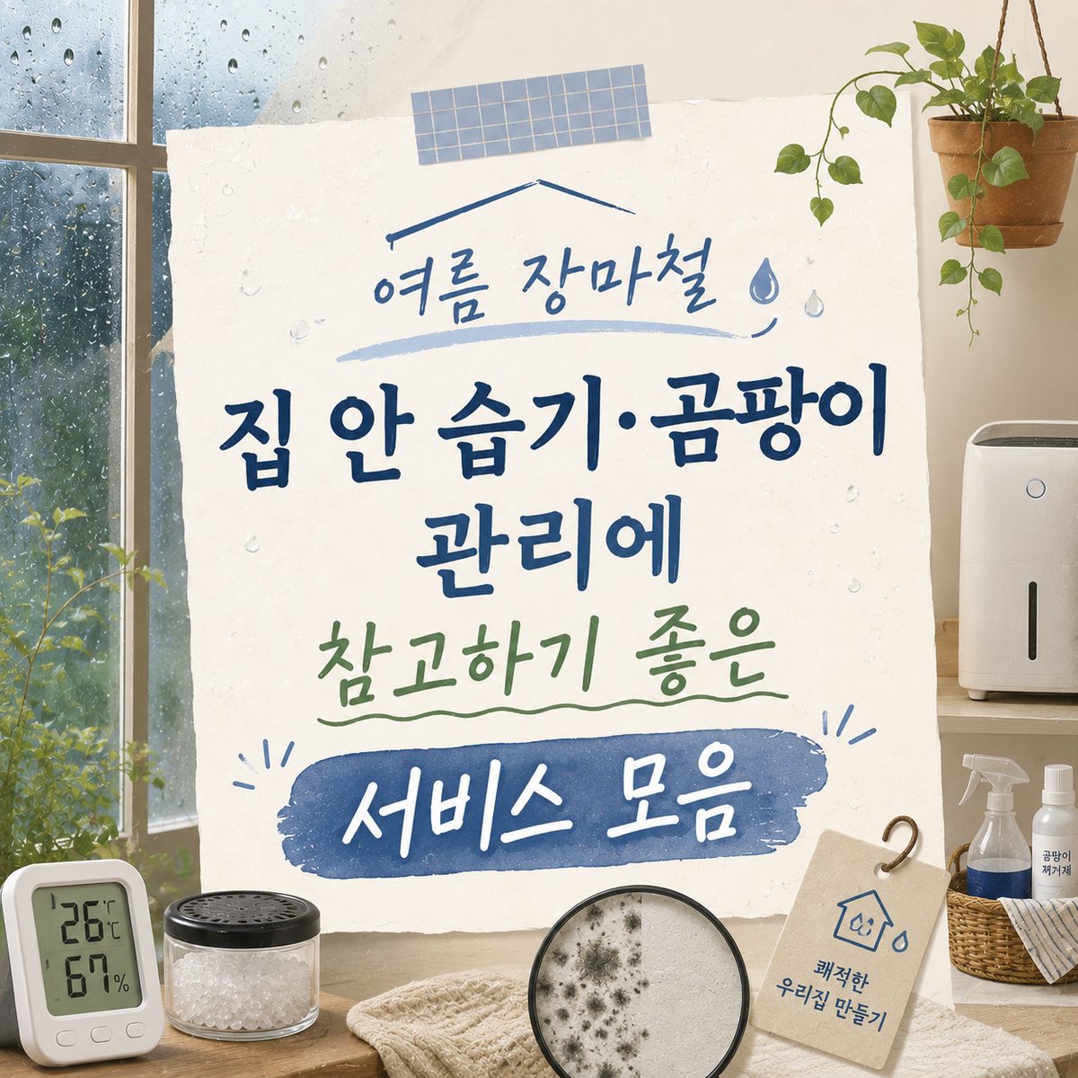 A Collection of Services to Help Manage Humidity and Mold Inside Your Home During the Summer Rainy Season