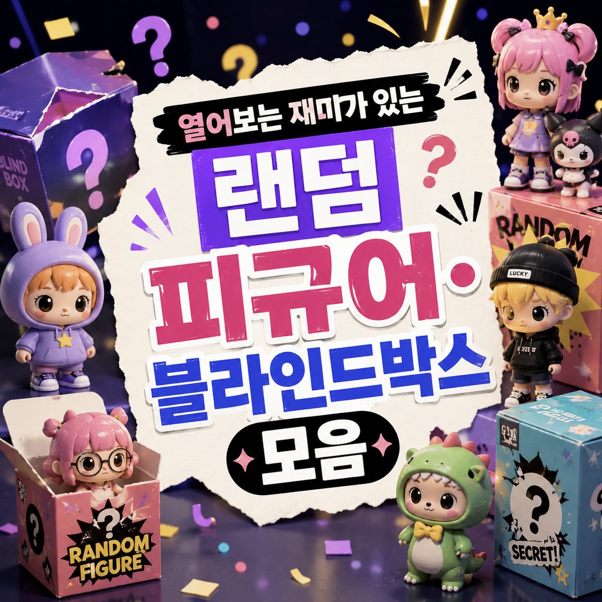 열어보는 재미가 있는 랜덤 피규어·블라인드박스 모음