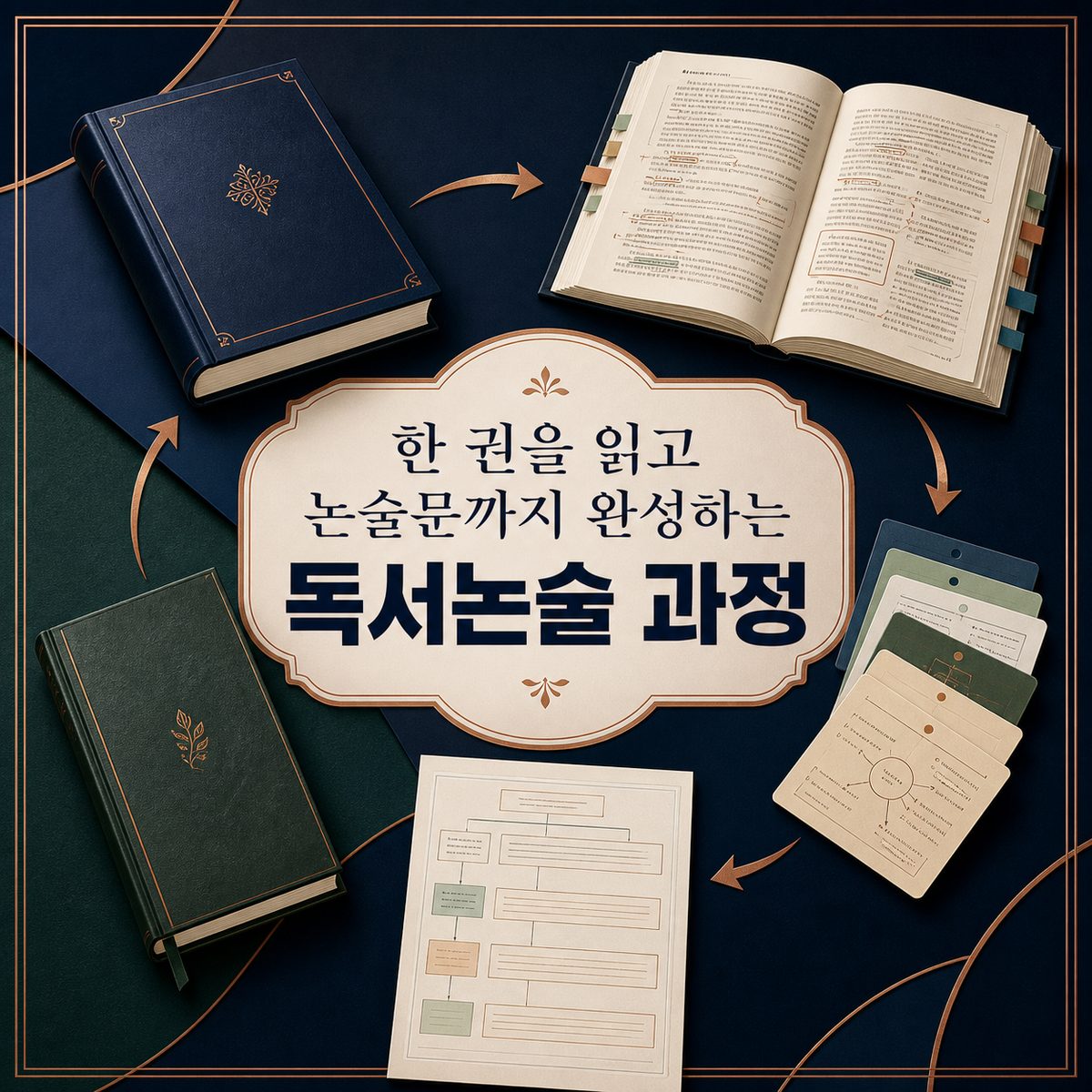 한 권을 읽고 논술문까지 완성하는 독서논술 과정