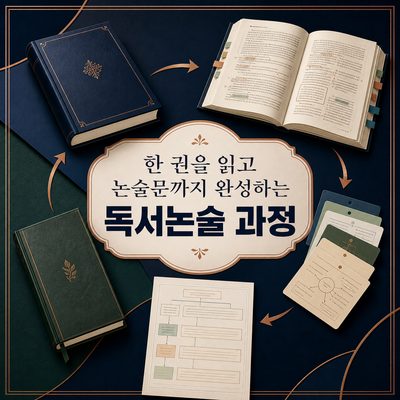 한 권을 읽고 논술문까지 완성하는 독서논술 과정