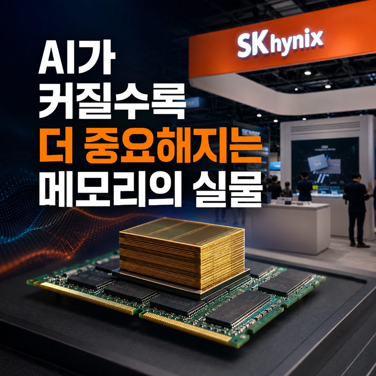 AIが大きくなるほど重要になるメモリの実物