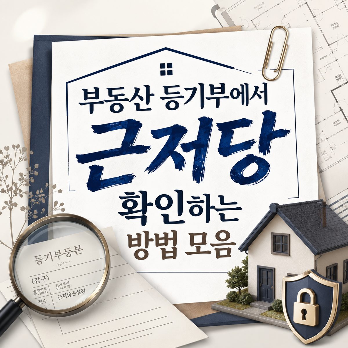 부동산 등기부에서 근저당 확인하는 방법 모음