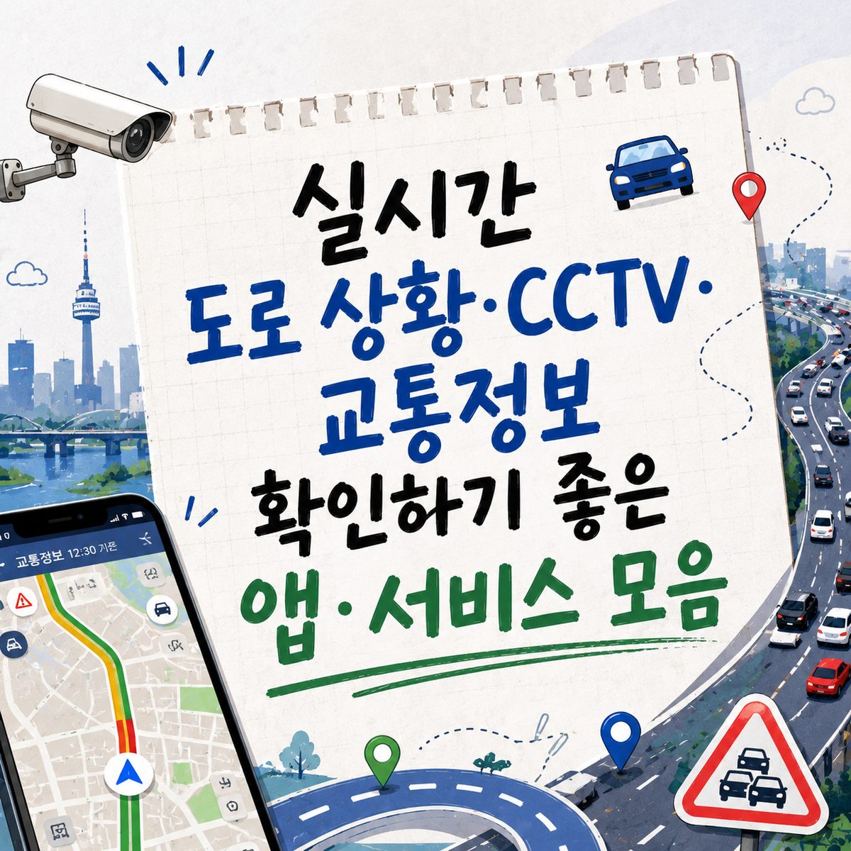A Collection of Apps and Services for Real-Time Road Conditions, CCTV, and Traffic Information
