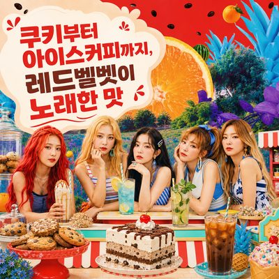 From Cookies to Iced Coffee: Flavors Sung by Red Velvet