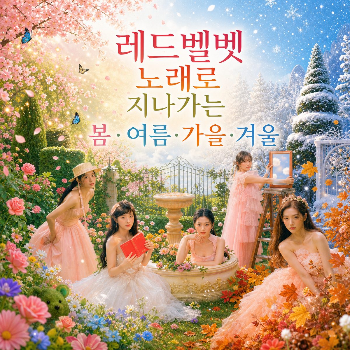 레드벨벳 노래로 지나가는 봄·여름·가을·겨울