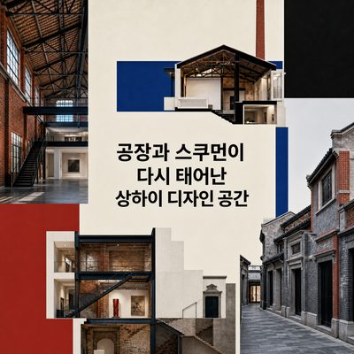 공장과 스쿠먼이 다시 태어난 상하이 디자인 공간