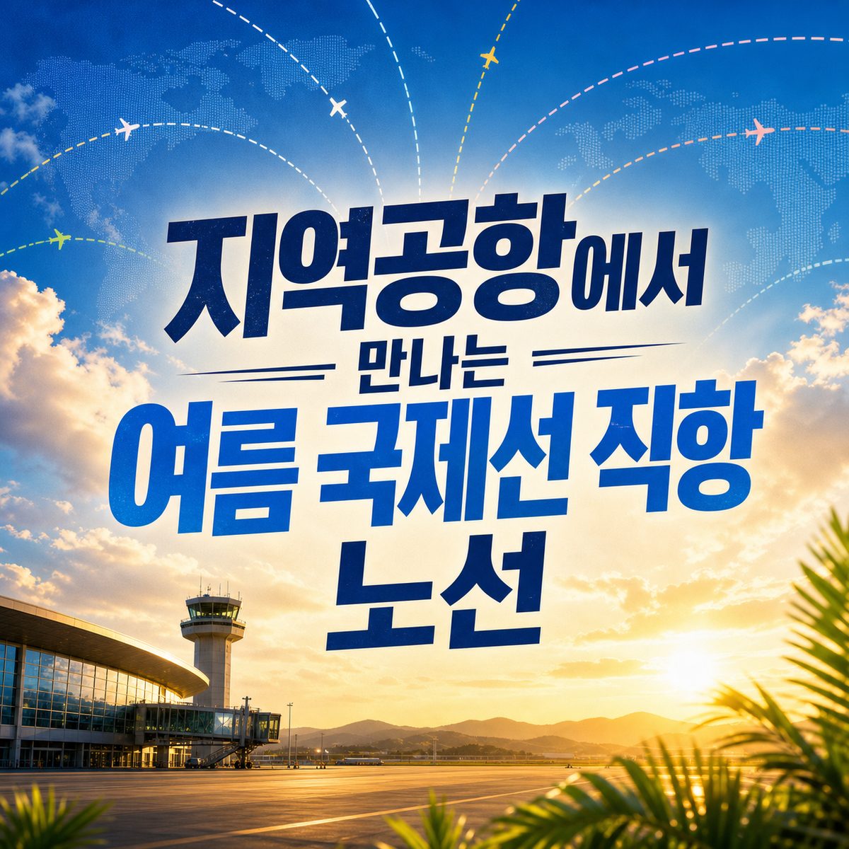 지역공항에서 만나는 여름 국제선 직항 노선