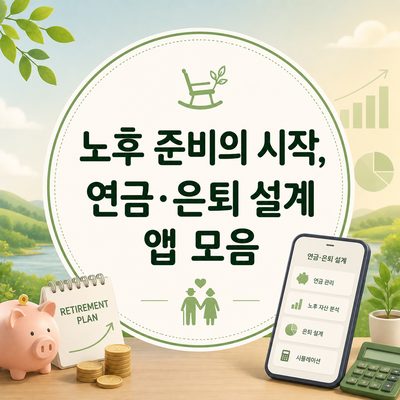 노후 준비의 시작, 연금·은퇴 설계 앱 모음