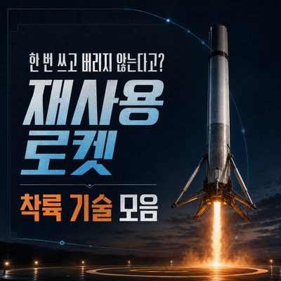 한 번 쓰고 버리지 않는다고? 재사용 로켓과 착륙 기술 모음