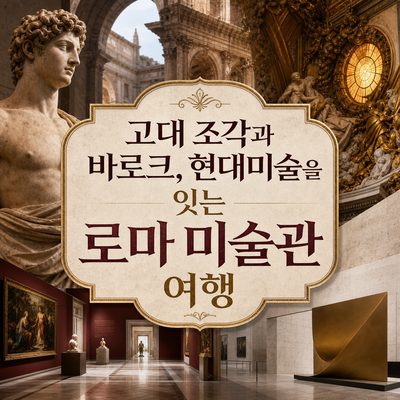 고대 조각과 바로크, 현대미술을 잇는 로마 미술관 여행