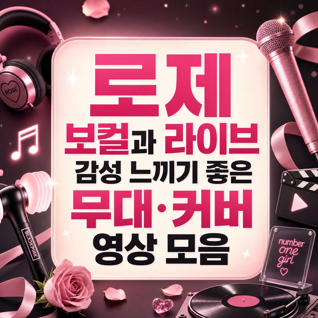 로제 보컬과 라이브 감성 느끼기 좋은 무대·커버 영상 모음