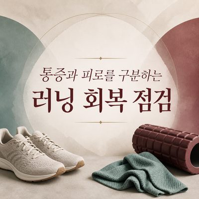 통증과 피로를 구분하는 러닝 회복 점검