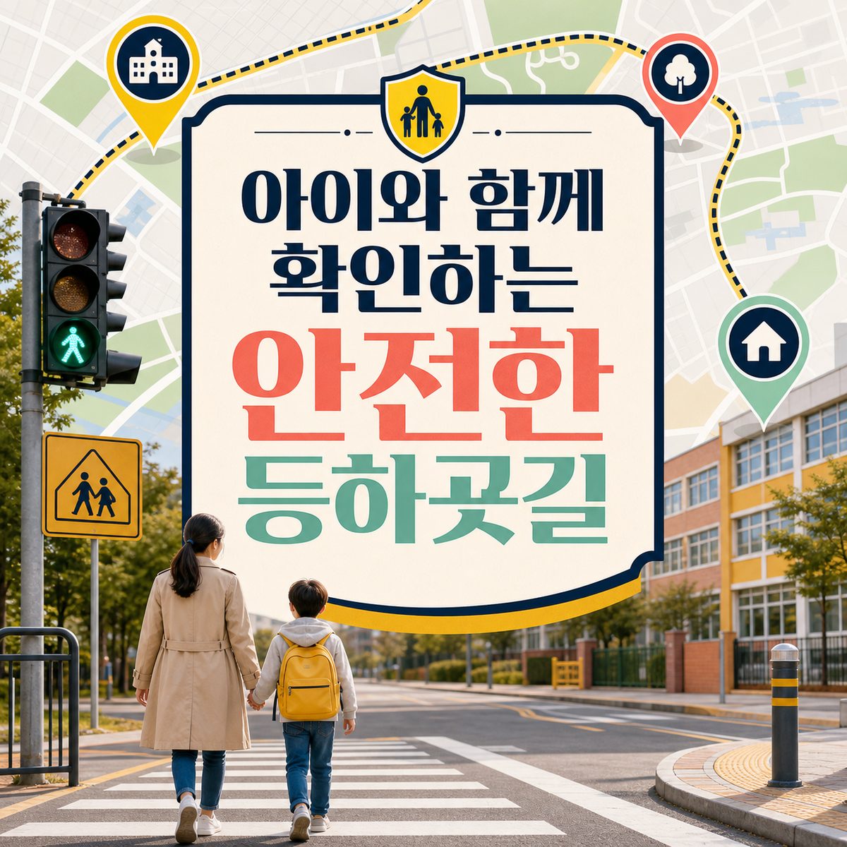 아이와 함께 확인하는 안전한 등하굣길