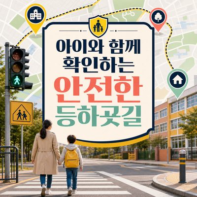 아이와 함께 확인하는 안전한 등하굣길