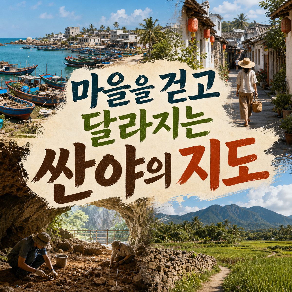 Walking Through Fishing Villages and Towns Changes the Map of Sanya