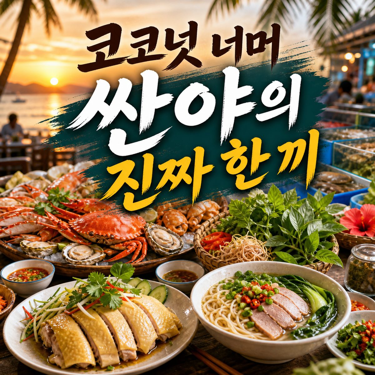 코코넛만 생각했다면 놓치기 쉬운 싼야의 한 끼