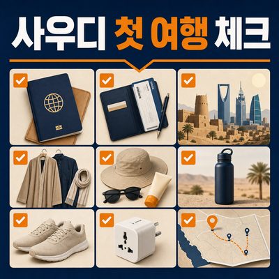 처음 가는 사우디 여행 전에 확인할 8가지