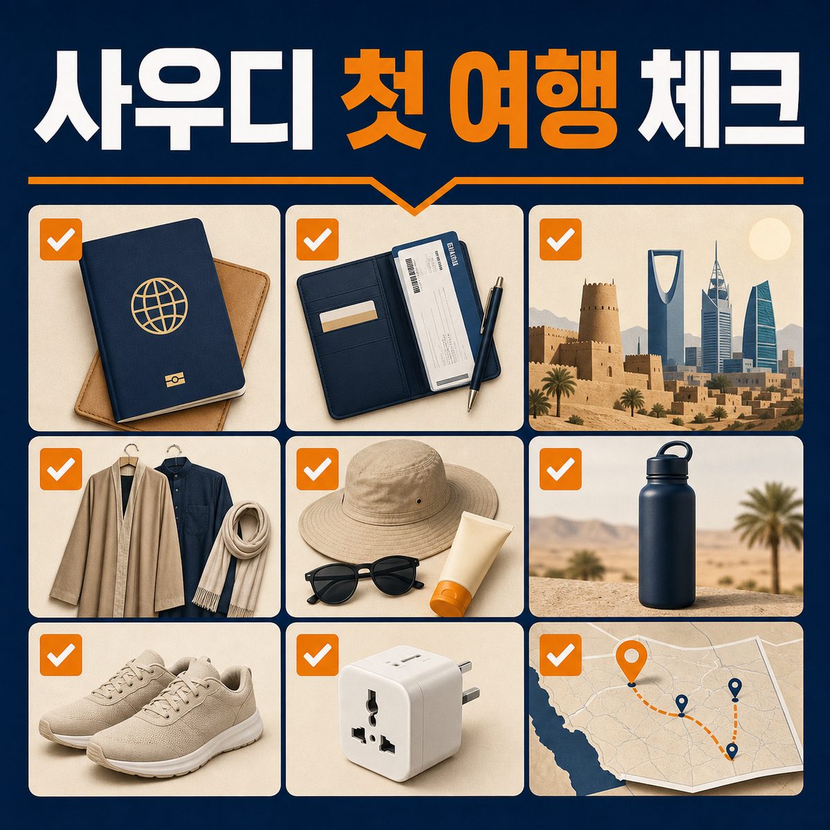 初めてのサウジ旅行前に確認すべき8つのこと