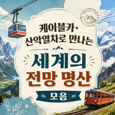 케이블카·산악열차로 만나는 세계의 전망 명산 모음