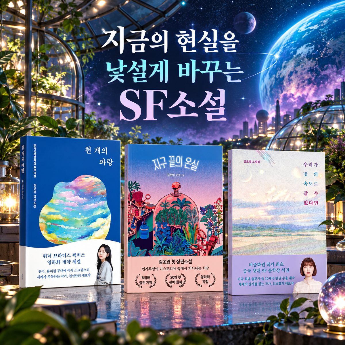 지금의 현실을 낯설게 바꾸는 SF소설