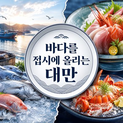 바다를 접시에 올리는 대만