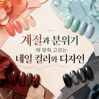 계절과 분위기에 맞춰 고르는 네일 컬러와 디자인