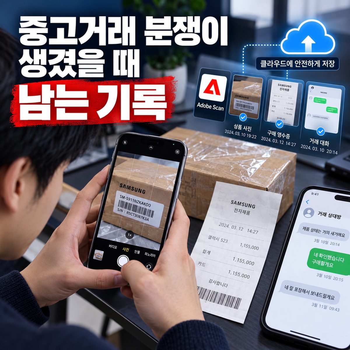 중고거래 분쟁이 생겼을 때 남는 기록