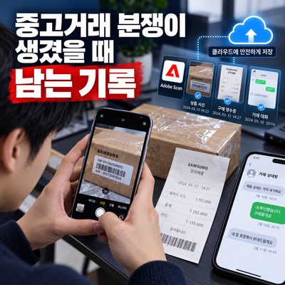 중고거래 분쟁이 생겼을 때 남는 기록