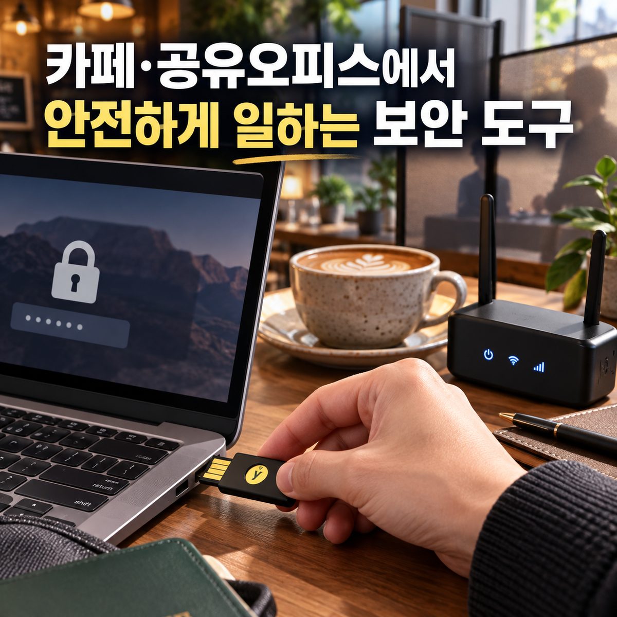 카페·공유오피스에서 안전하게 일하는 보안 도구