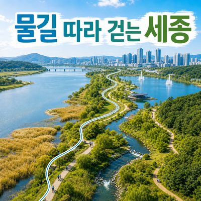 금강과 호수를 따라 걷는 세종 수변 산책