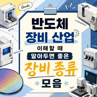 반도체 장비 산업 이해할 때 알아두면 좋은 장비 종류 모음