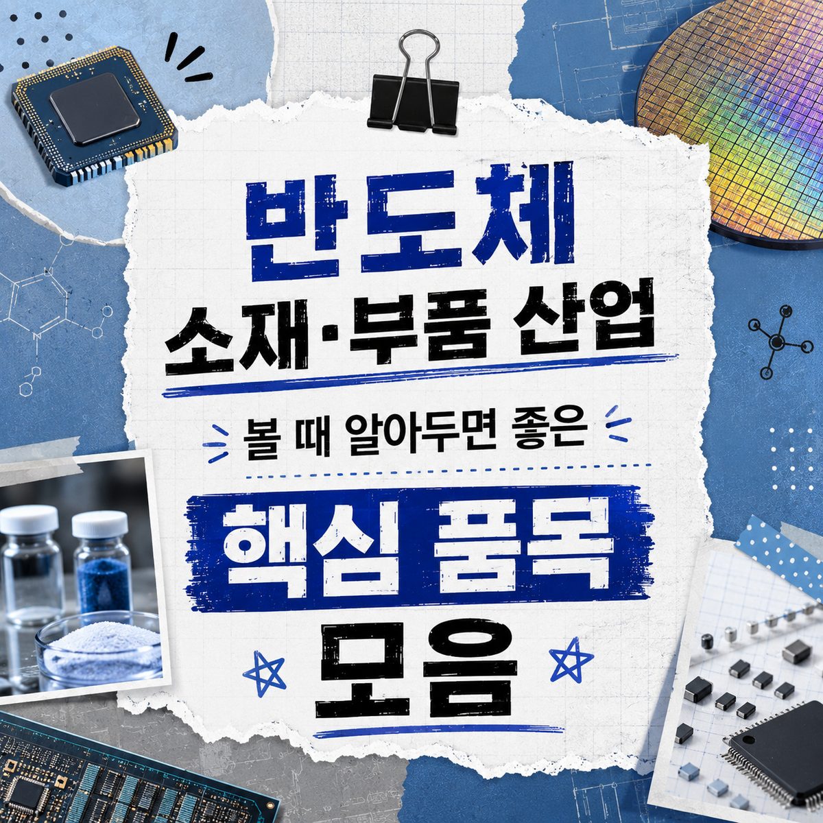 반도체 소재·부품 산업 볼 때 알아두면 좋은 핵심 품목 모음