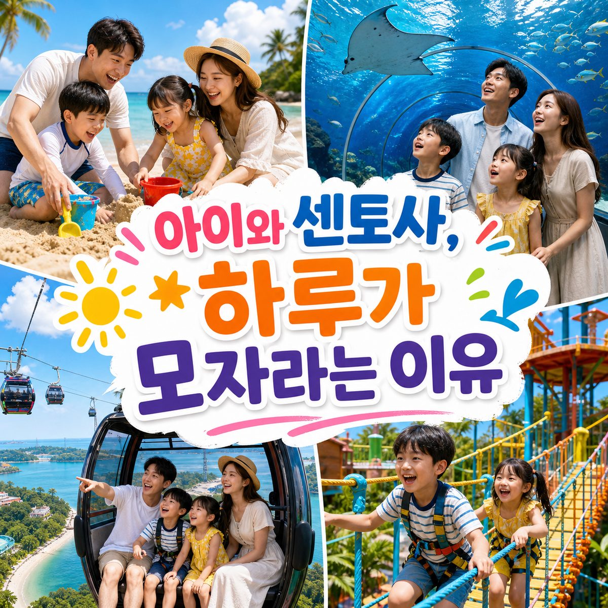 아이와 센토사에 가면 하루가 모자라는 이유