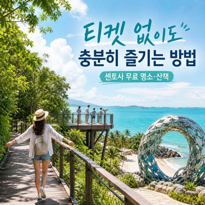 티켓 없이도 센토사를 충분히 즐기는 방법