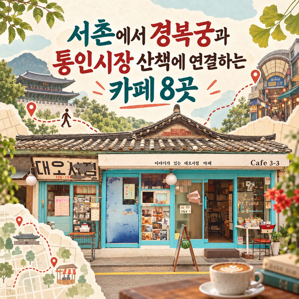서촌에서 경복궁과 통인시장 산책에 연결하는 카페 8곳