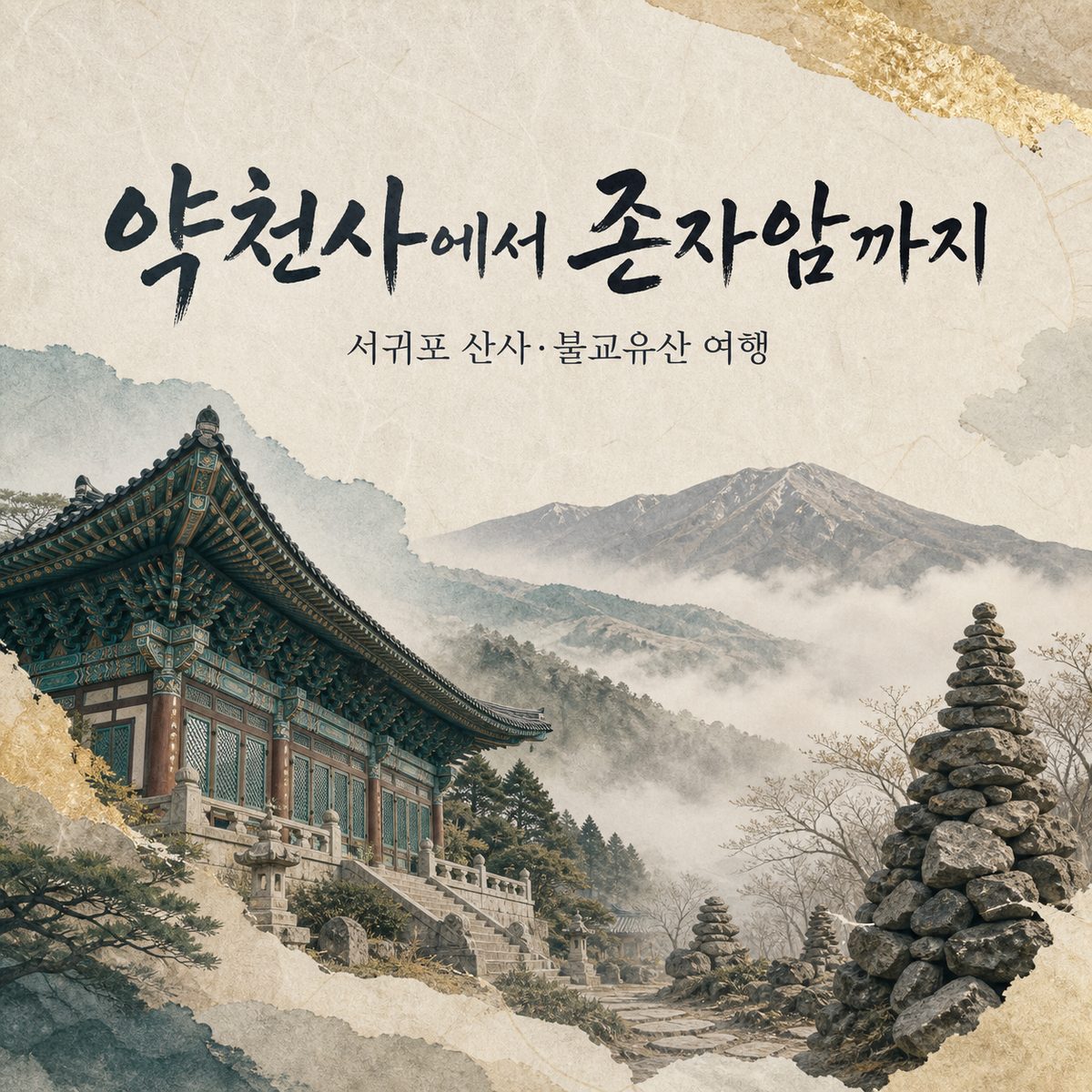 약천사에서 존자암까지 서귀포 산사·불교유산 여행