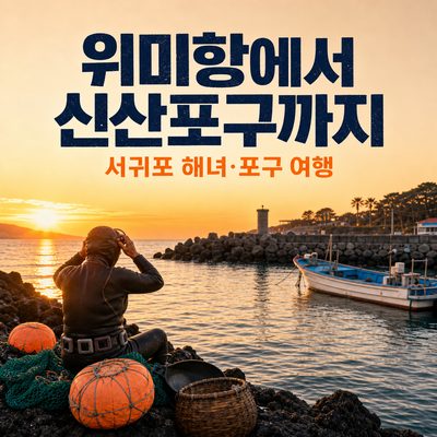 위미항에서 신산포구까지 서귀포 해녀·포구 여행
