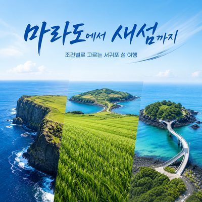마라도에서 새섬까지 조건별로 고르는 서귀포 섬 여행