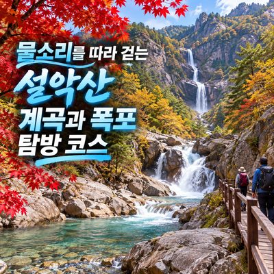 물소리를 따라 걷는 설악산 계곡과 폭포 탐방 코스