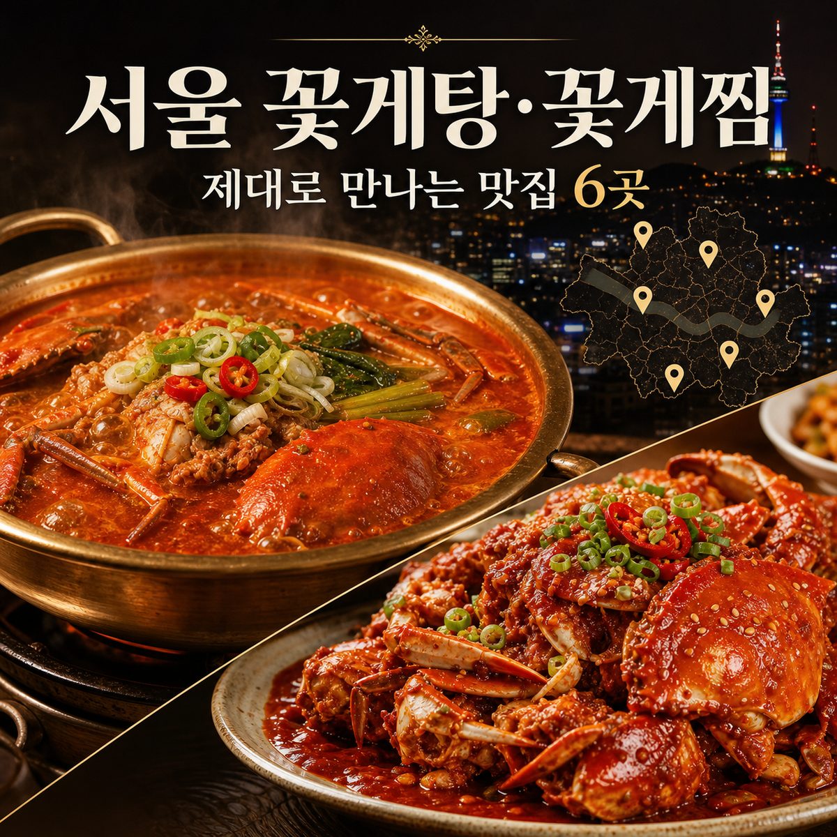 서울에서 꽃게탕과 꽃게찜을 제대로 만나는 맛집 6곳