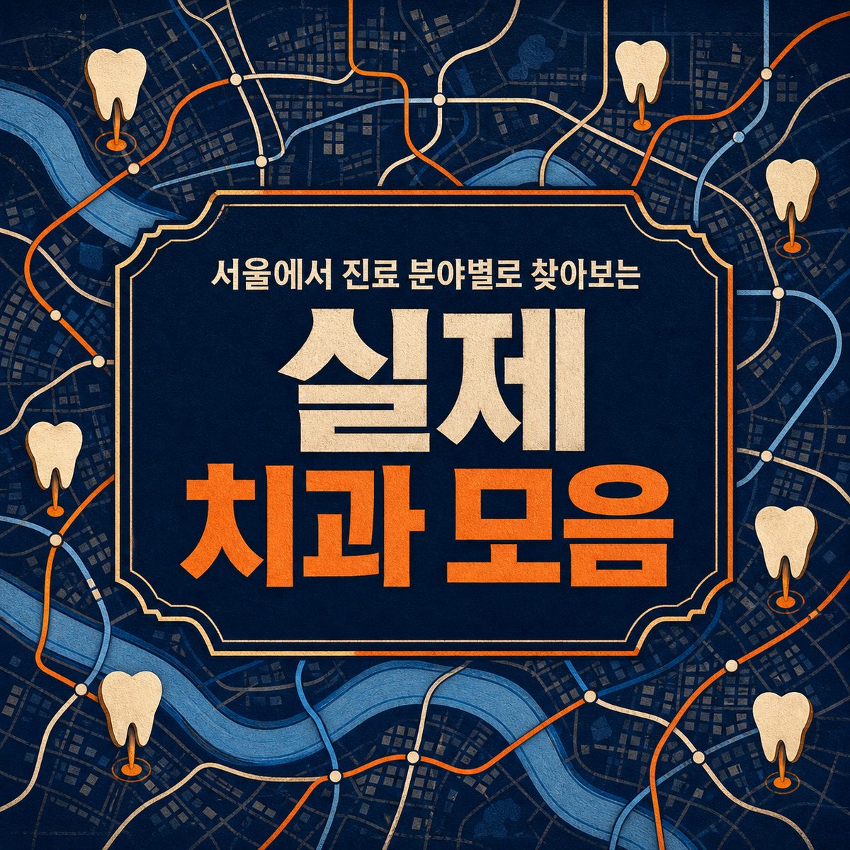 서울에서 진료 분야별로 찾아보는 실제 치과 모음
