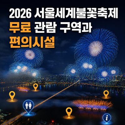2026 ソウル世界花火祭 無料観覧エリアと便利施設
