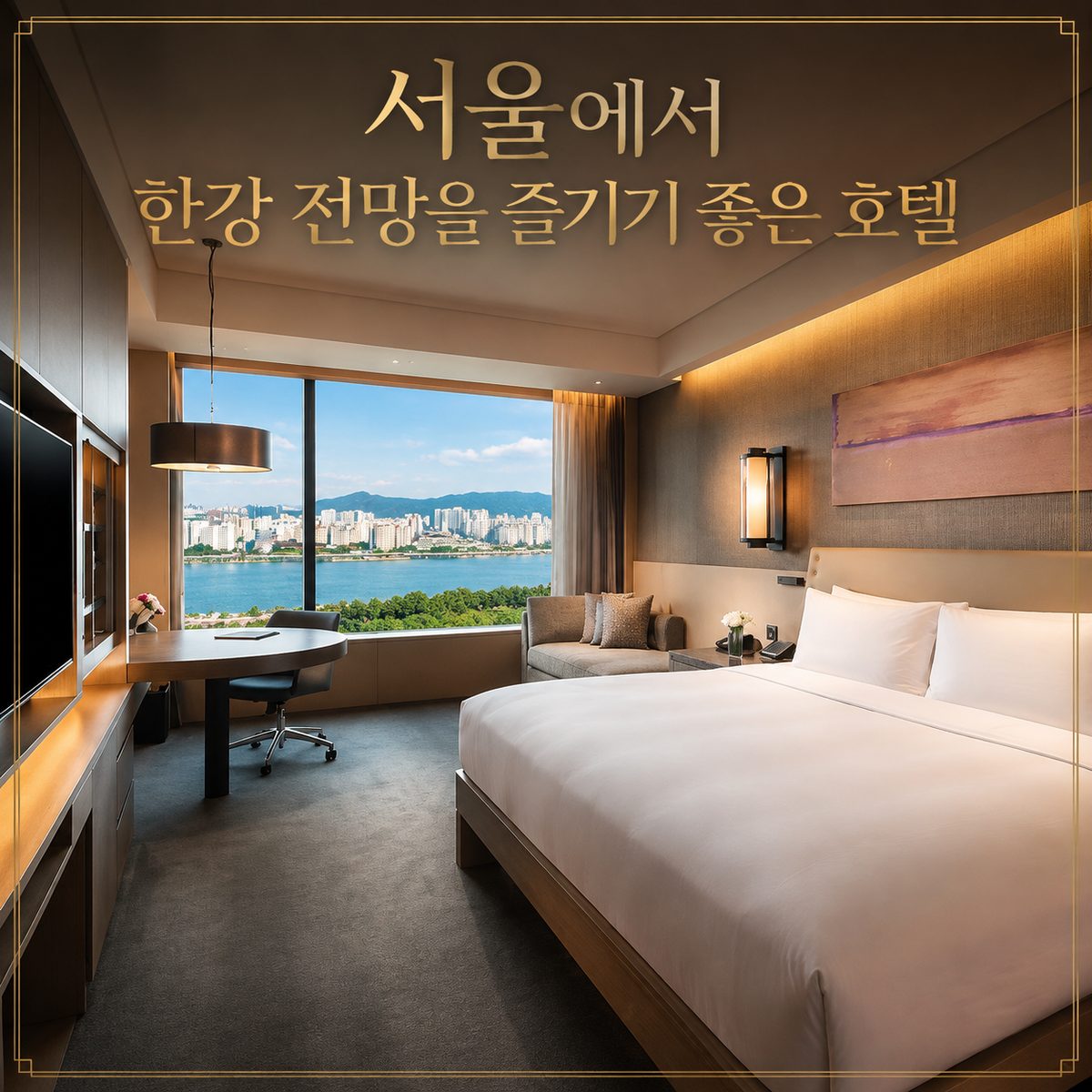 서울에서 한강 전망을 즐기기 좋은 호텔