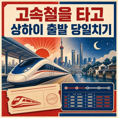 고속철을 타고 다녀오는 상하이 출발 당일치기