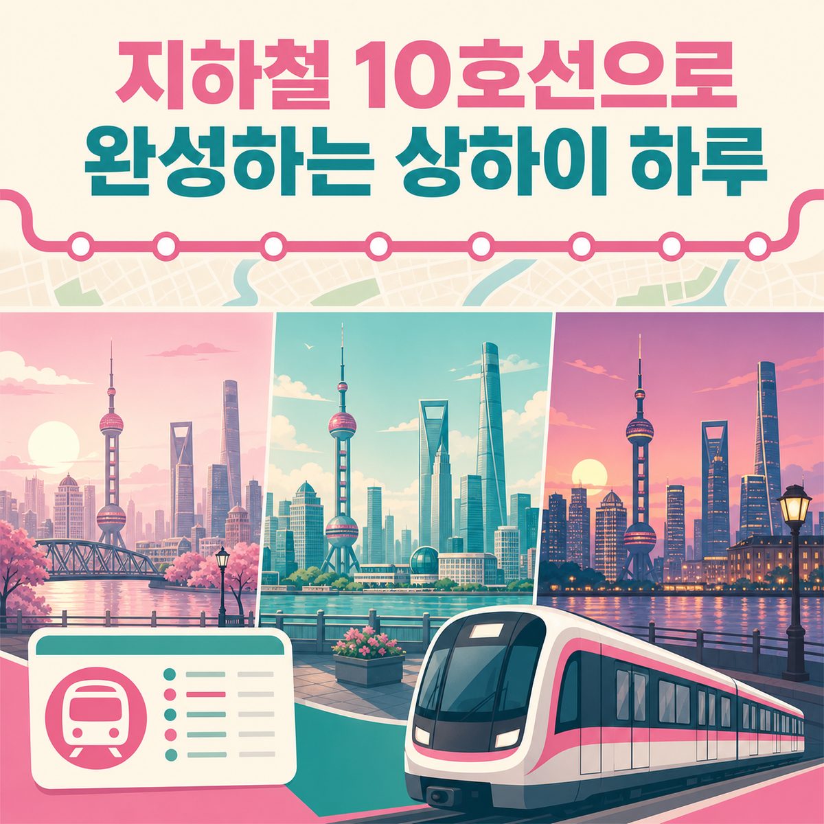 지하철 10호선으로 완성하는 상하이 하루