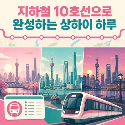 지하철 10호선으로 완성하는 상하이 하루