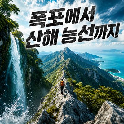 폭포 소리부터 산해 능선까지 선전의 야외