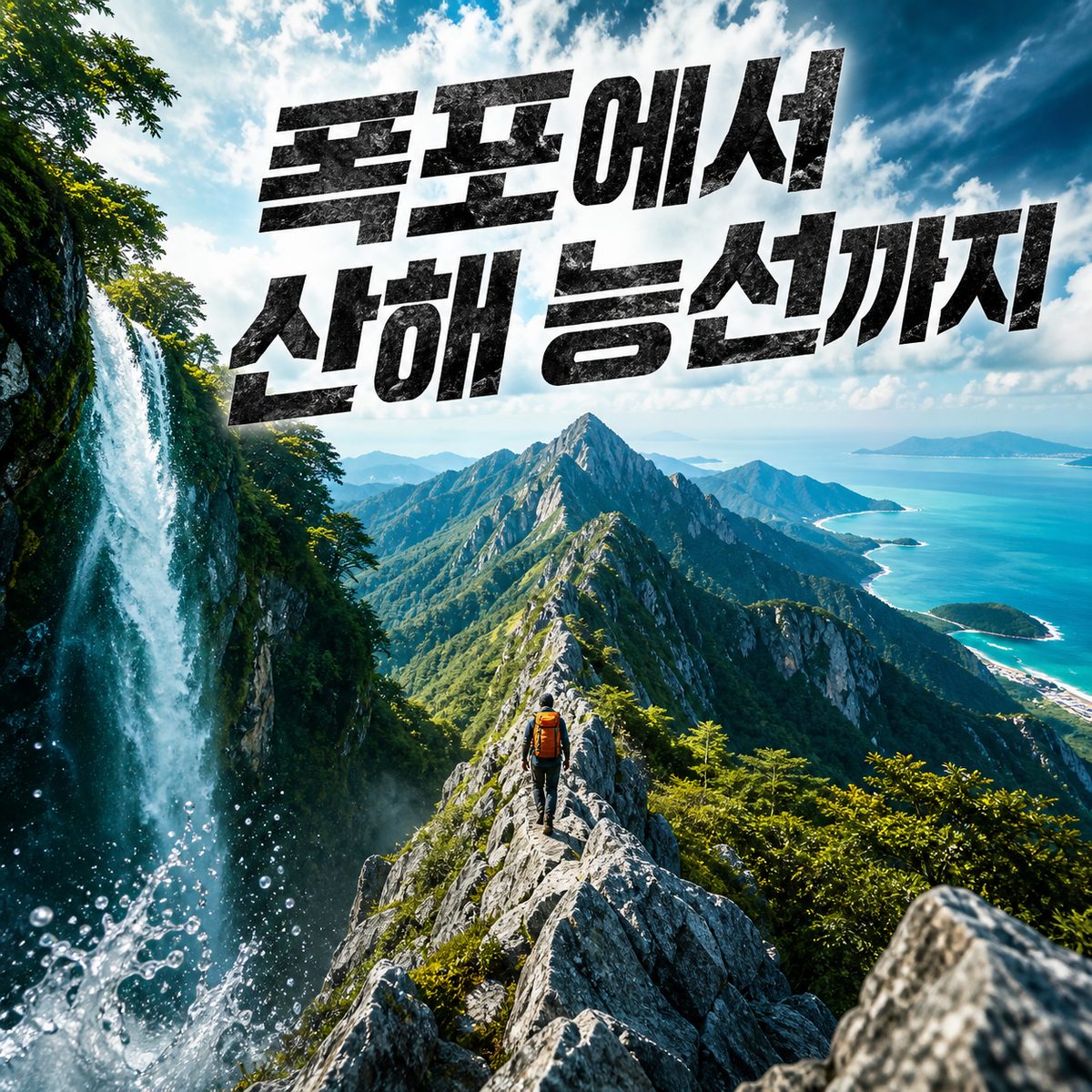 폭포 소리부터 산해 능선까지 선전의 야외